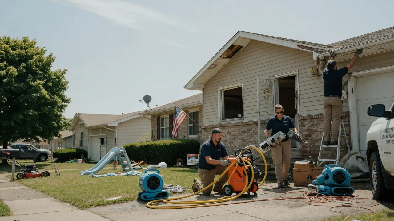 Water Damage Restoration in Burket, IN near me